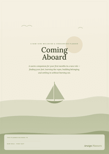 Coming Aboard — A New-Hire Wellbeing & Onboarding Planner
